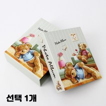 4X6 3X5 포토 앨범 사진첩 포켓 스크랩 커플 아기 아이 포토북 디자인랜덤 5개입, 20매입, 곰인형 포켓식 5개입 (4x6) (20매)