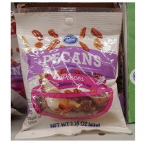 Kroger Pecans Pieces 크로거 페칸 피스 2.25oz(63g) 4팩