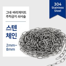 304 스텐체인 1M단위 절단판매(2~8mm) 스텐 비너 잠금비너 샤클 퀵링크 링 스냅후크 슈벨 개고리, 5.스텐잠금비너, 스텐잠금비너 10mm, 1개