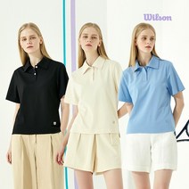 [론칭가69 000]윌슨 22Summer 릴렉스핏 카라티셔츠 3종 여성
