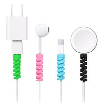 스프링 케이블 보호캡 아이폰 단선방지 5개묶음 색상랜덤