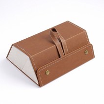 멀티 안경집 여러 개 2개 3개 한번에 보관 통 브라운