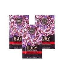 홀랜드앤바랫 루비 초콜릿 아몬드 150g Holland & Barrett Ruby Chocolate Almonds, 3팩