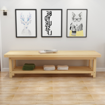 원목벤치의자 엔틱 원목 주방 벤치 식탁 의자, 복층 보강 150x35x40 컬러메모