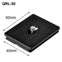 카메라 일반 헤드 고정 담각대 유압식 액션캡 카메라 플레이트 삼각대 헤드 마운트 퀵 릴리스 QRL 시리즈, 02 QRL-50