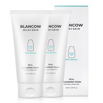 블랑카우 밀키스킨 리얼 클렌징폼 150ml 2개