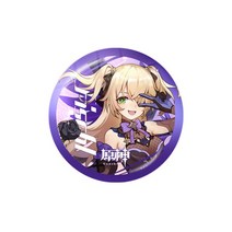 원신genshin포토카드 애니메이션 원신 임팩트 야에 미코 디 루크 원형 유리 카보숑 데모 플랫 백 제작 12mm 16mm 18mm 20mm 25mm 30mm 10 개, [06] 30mm, [05] 5