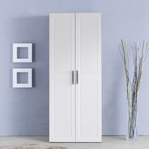 대도갤러리 키높이 올루바 긴문형 싱글옷장 장롱, 화이트
