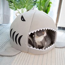 고양이 강아지 상어 숨숨집 길고양이 쿠션 산소방, 핑크