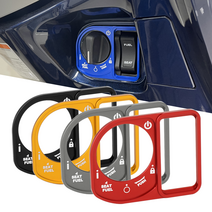 PCX 키박스 커버 튜닝 포인트 스위치커버 열쇠커버장식, 레드, 1개