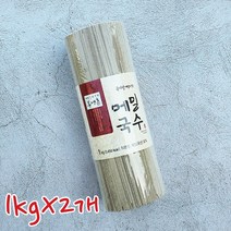 봉평촌 메밀국수 롤타입 1kgX2개 국내산 쫄면 냉면 냉모밀 소바 비빔 잔치 막국수 소면 건면 메밀 국수