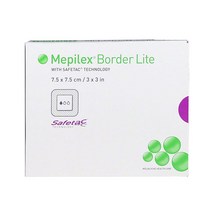 메필렉스 보더 라이트 7.5x7.5cm (5매입) 메피렉스 Mepilex Border 최신제조, 1박스
