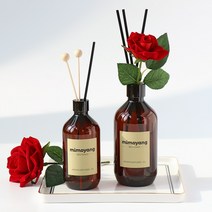 대형 디퓨저 사무실 거실 집들이 선물 300ml 500ml 실내 방향제, 장미향500ml