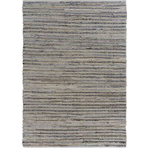 LR Home 데님 우븐 부분 러그 91.4 x 152.4 cm(