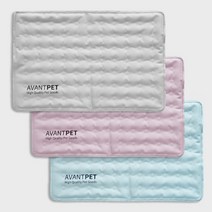 아반펫 곰팡이제로 강아지 고양이 에코 쿨매트 모음, 라이트 그레이 L