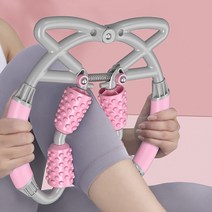 다리 허벅지 종아리 알 마사지기 롤러 셀룰라이트 제거 다리부종 요가 스트레칭 기구 홈트 안마기, 퍼플