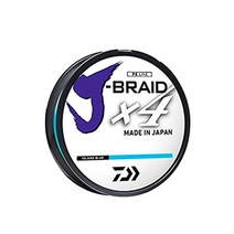 다이와 J-브레이드 X4 스풀 테스트 낚싯줄 50lb, Island Blue