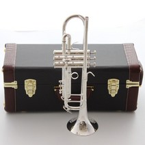 새로운 MFC Bb 트럼펫 LT190S-43 실버 도금 음악 악기 전문 트럼펫 마우스피스 액세서리 포함 케이스