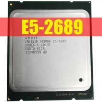 인텔 제온 E5 2689 LGA 2011 2.6 GHZ 8 코어 16 스레드 CPU 프로세서 E5-2689 HAY VENDER