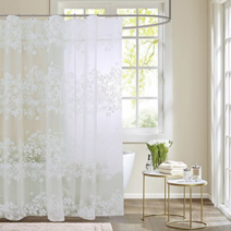 플라워 샤워커튼, 1개