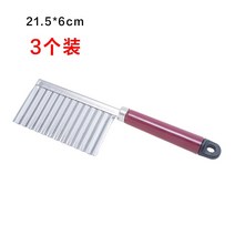 채칼 낭아감자 칼의 물결 무늬 파도 주방 가정용 야채 썰기 신기 꽃 모양 썰고 그릇 프레이치프라이 3758253209, 칼 파도 3손잡이