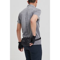 블랙야크 이중 포켓 간단한 초 소형 힙색 프라임힙색AD 2BYABX1905, BLACK(검정)