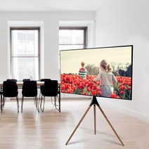 BSB-65 삼성 lg 대우 인켈 이젤형 플로어 아트스탠드 42인치 46인치 55인치 60인치 TV 스탠드거치대 받침대, 40-60인치 (vesa 600x400)
