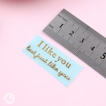I LIKE YOU 금속파츠 스티커 레진아트 재료 RA264