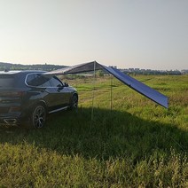 차박 사이드 어닝 텐트 직접 공급 자동차 양산 퍼 골라 야외 캠핑 카 테일 자동차, 프리미엄 그레이 300200cm
