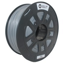 CCTREE ABS 필라멘트 1KG/롤 직경 1.75mm 거품 없음 고강도 FDM 3D 프린터 소재 17 색, 15 Silver