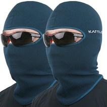 블랙베인 춘추 바라클라바 1+1 가을 겨울 봄 겸용 BALACLAVA 자전거 오토바이 복면마스크, 블루그린+블루그린