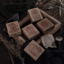 빈티지 감성 대문 다꾸 스탬프 8종, G (WS-522)