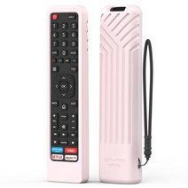 Hisense-TV-리모컨 용 실리콘 리모컨 케이스 EN2BI27H EN2A27 4K LED HD UHD 스마트 TV ERF2K60H 어린이용 커버 미끄럼 방지, 04 Pink-No luminous