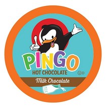 Pingo Keurig K-Cup Brewers 밀크 초콜릿용 핫 코코아 포드 40개, 지팡이 사탕 페퍼민트, 40개(1팩)