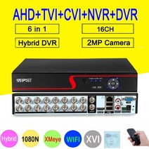 DVR 빨간색 패널 얼굴 감지 채널 하이브리드, 4t, 우리 플러그, 16채널