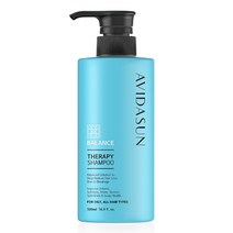 국내유통 아비다선 밸런스 테라피 샴푸 지성용 탈모완화 특허성분 지루성두피, 500ml × 1개