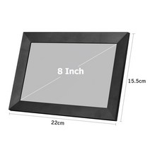 전자액자 디지털액자 Andoer 8 "10.1" 스마트 와이파이 사진 프레임 디지털 액자 사진 앨범 128, 01 Black-8 inch_03 영국 플러그