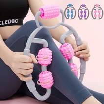 마사지기/다이어트/5롤러종아리마사지기/허먹지마사지/피트니스/연예인몸매/다리마사지/헬스, 퍼플