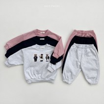 키즈상하복 베어베어상하세트 남아여아공용 데일리패션 편안한츄리닝 등원룩 예쁜상하set 유아