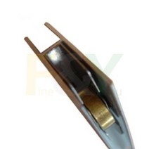 파인앤유 진열장레일용호차 5MM 도어호차 가구바퀴, 1개