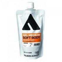 홀베인 아크릴보조제 젤 미디엄 소프트바디 스탠드팩, 300ml, 1색