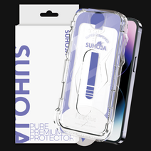 수호자 2초부착 원터치 5D 풀커버 강화유리 액정보호필름 1키트, 아이폰, 1개