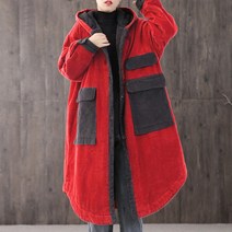퀸앤조이 코듀로이 빅포켓 캐주얼 롱자켓