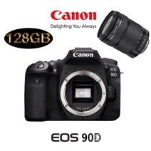 캐논 EOS 90D+ 18-135mm IS USM + LCD보호필름 메모리패키지 패키지, 128G 패키지