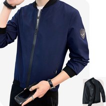 남성 작업용 캐주얼 항공 점퍼 학생 외출복 자켓 블랙 110