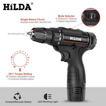 전기 충전 함마 드릴 해머 속도 스크루 무선 드라이버 머신 링 전동 공구 가변, 01=US Plug