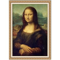퍼즐라이프 레오나르도 다빈치 모나리자 명화 1000피스 직소퍼즐액자 PL1389, 퍼즐+매트앤틱액자