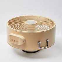 Geek 히텁펜 난로팬 캠핑 텐트 난방 따뜻한 공기순환기 블랙색상+전용가방포함, 02. 베이지 색상