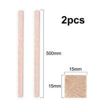 발사 나무 공예 사각형 Cudgel 모델 장난감 건축 수공예 교육 DIY 액세서리 스틱 2mm 3mm 4mm 10mm 12mm 15mm, [12] 500X15X15-2PCS