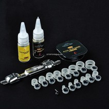 라오농 낚시대 가이드링 도선 낚시 핸들 바위낚시 긴낚시대 낚싯대 개조 DIY부품, T13-22개 화이트색 투명포장